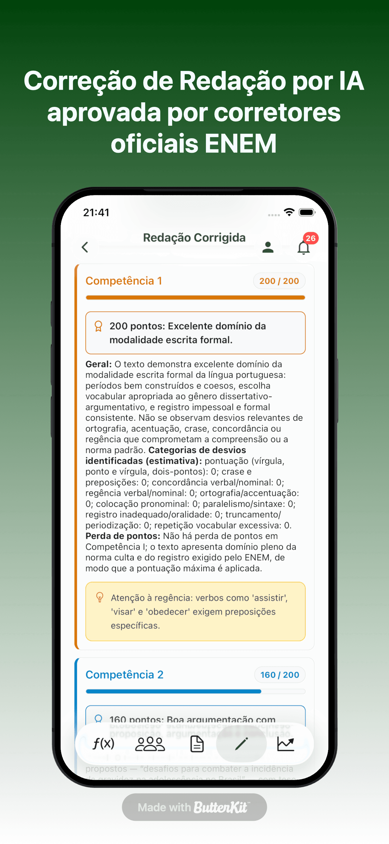 App Enem10x — tela 4