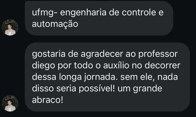 Depoimento de aluno Enem10x