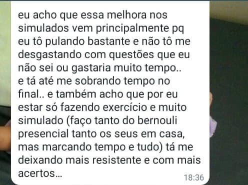 Depoimento de aluno Enem10x